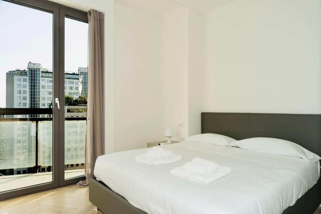 Sky View -Porta Nuova- Appartamento 7 Con Terrazzo Milánó Kültér fotó